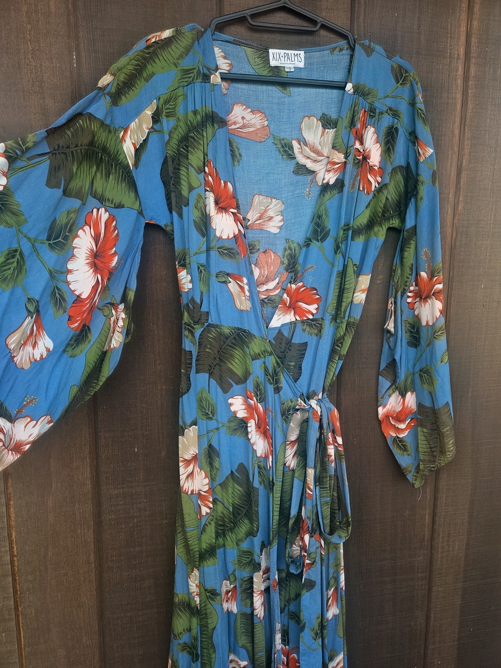 XIX Palms Haiti Kimono Wrap Dress Size 2